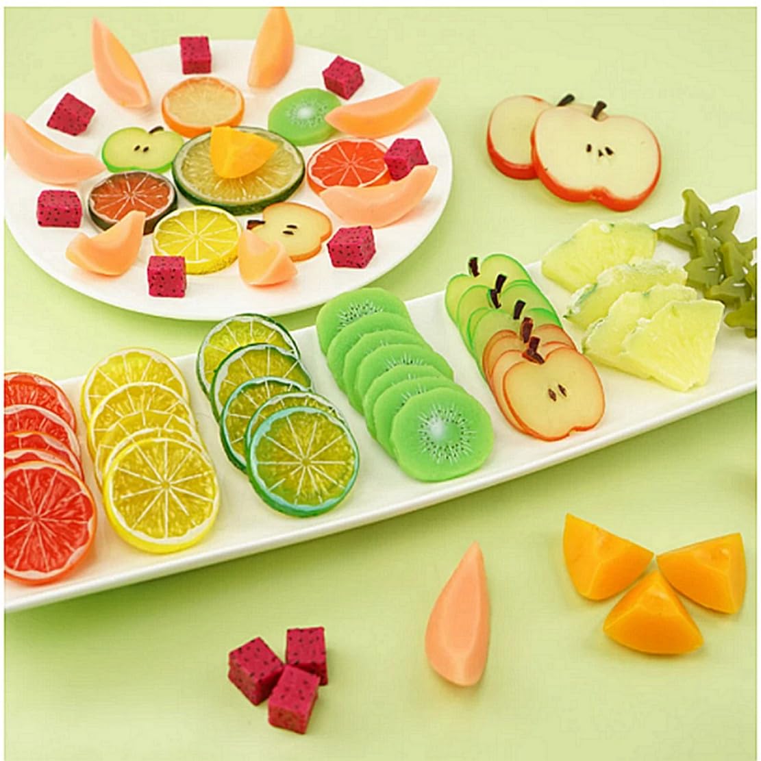 Amazon | MuQianGan 食品 サンプル フェイク フルーツ 食品模型 レモン